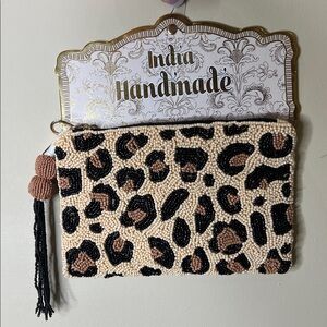 India Handmade | Leopard 🐆 Beaded Wallet